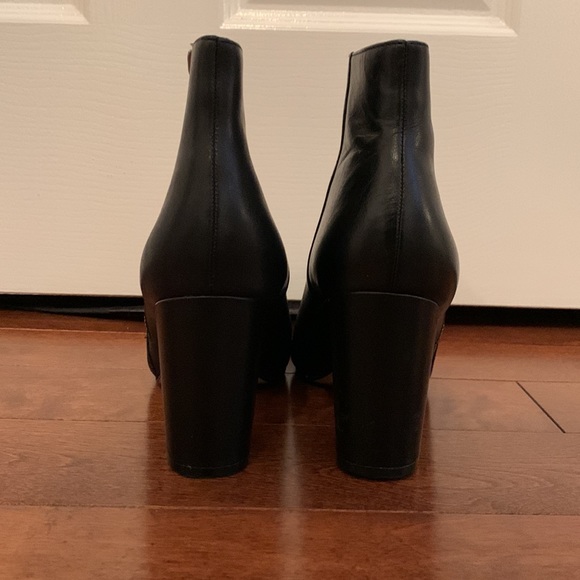 ALDO Black Leather Booties - Picture 5 of 8